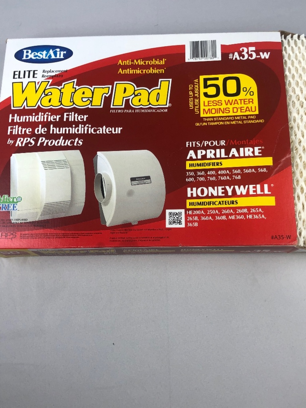 Best Air A35-W Replacement Water Pad Humidifier Filter for Aprilaire Humidifiers